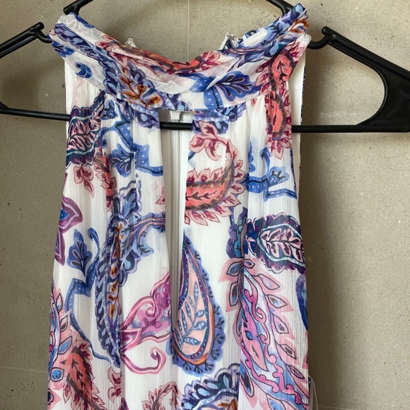 Gorgeous Milly Like New Halter Maxi Dress Size 6 Worn Once - Picture 3 of 7